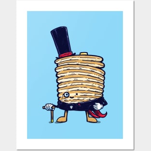 Fancy Captain Pancake Posters and Art